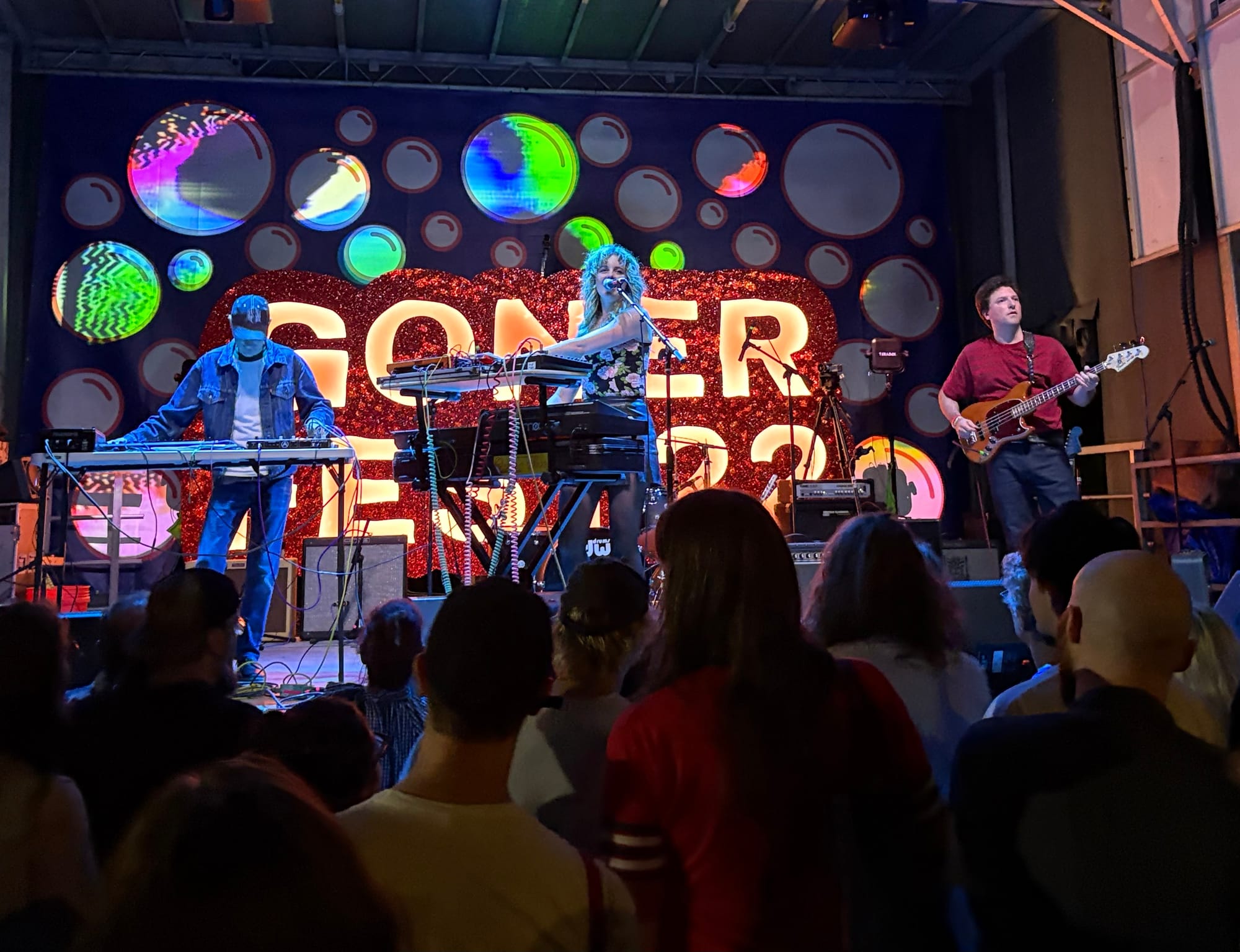 Optic Sink perform at Gonerfest 22, photo by Tim Abbondelo