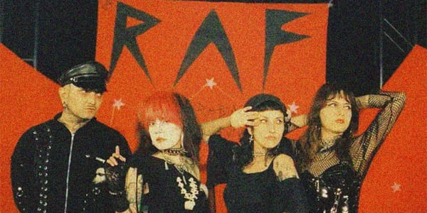 La RAF’s La Rabia Ante el Futuro tape artwork via Polze de la Mort 